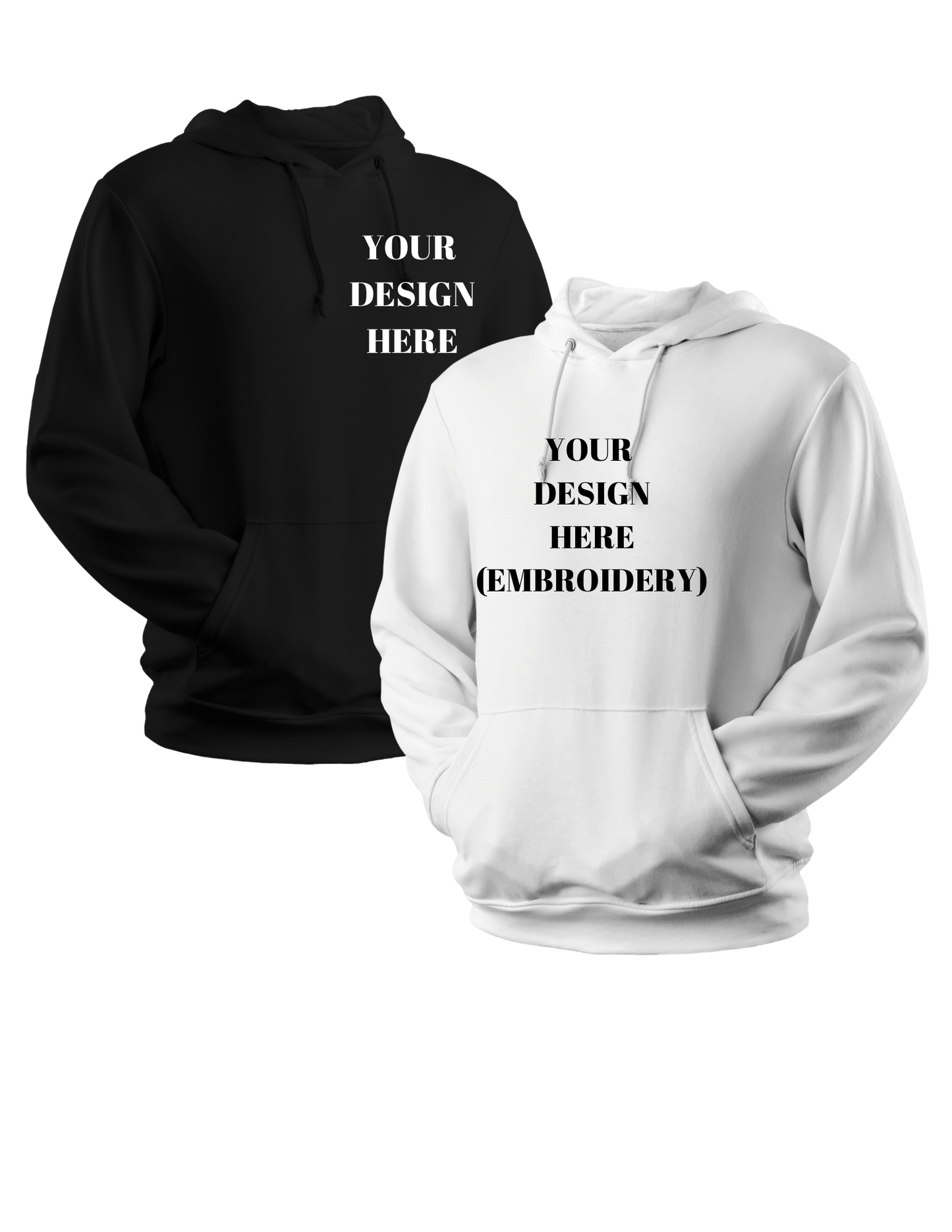 Embroidered Custom Hooded Sweatshirt