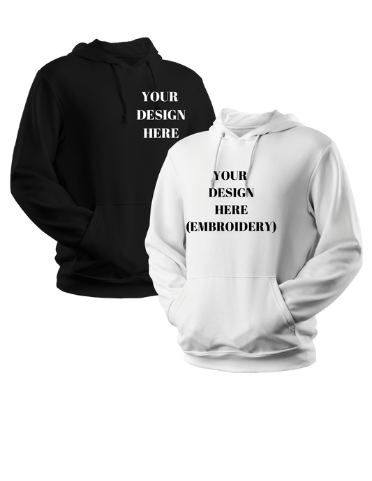 Embroidered Custom Hooded Sweatshirt