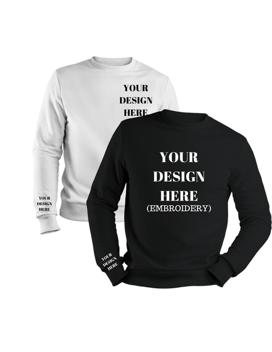 Embroidered Custom Crew Neck Sweatshirt